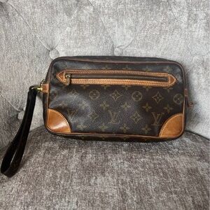 Louis Vuitton marly dragonne GM clutch/wristlet